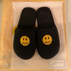 SOLD - Black Drew House Justin Bieber Slippers